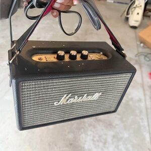 Marshall Black and Gold Portable Speaker